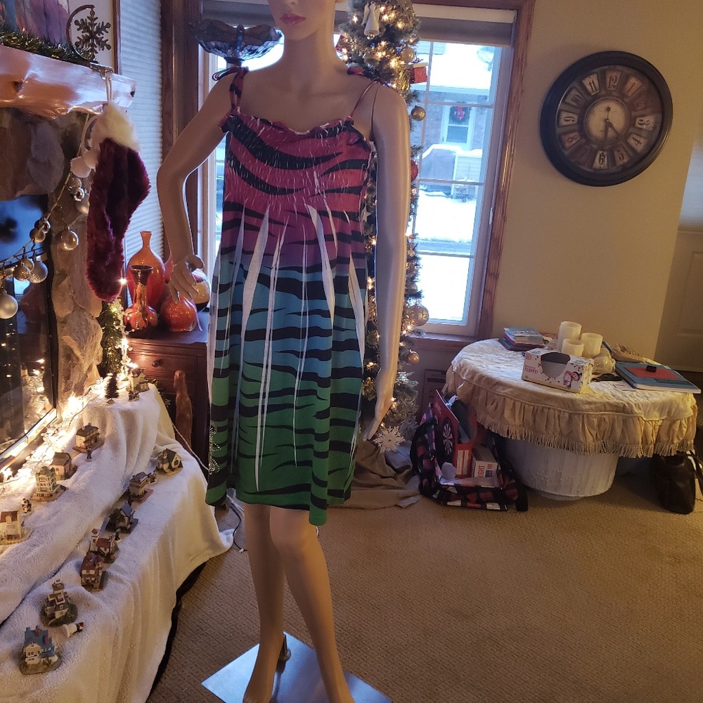Multicolored Sundress XL